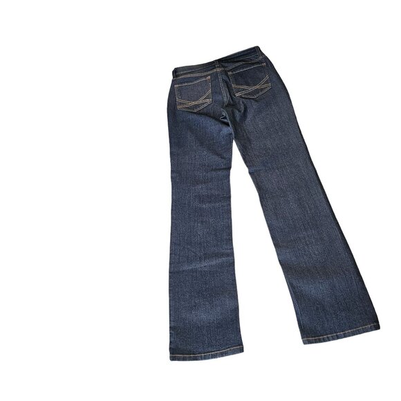 NYDJ Marilyn Straight leg Dark Wash Jean's Pants size 4 - Picture 2 of 13